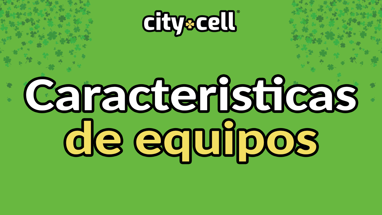 5. Caracteristicas de equipos